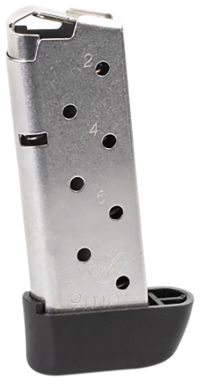 Kimber Micro 9 7rd Extended 9mm Luger Stainless Steel Silver Magazine