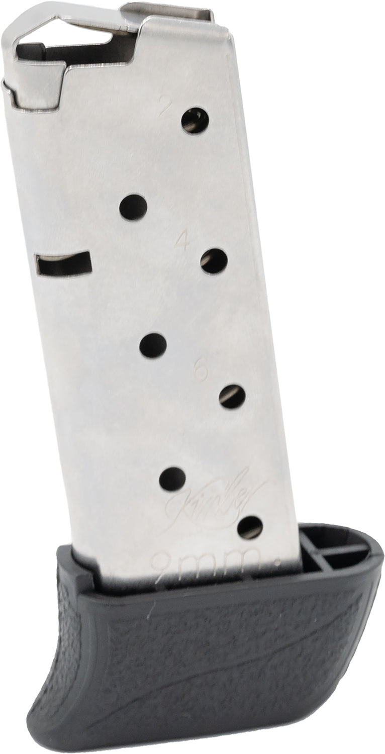 Kimber Micro 9 8rd Extended 9mm Luger Stainless Steel Silver Magazine