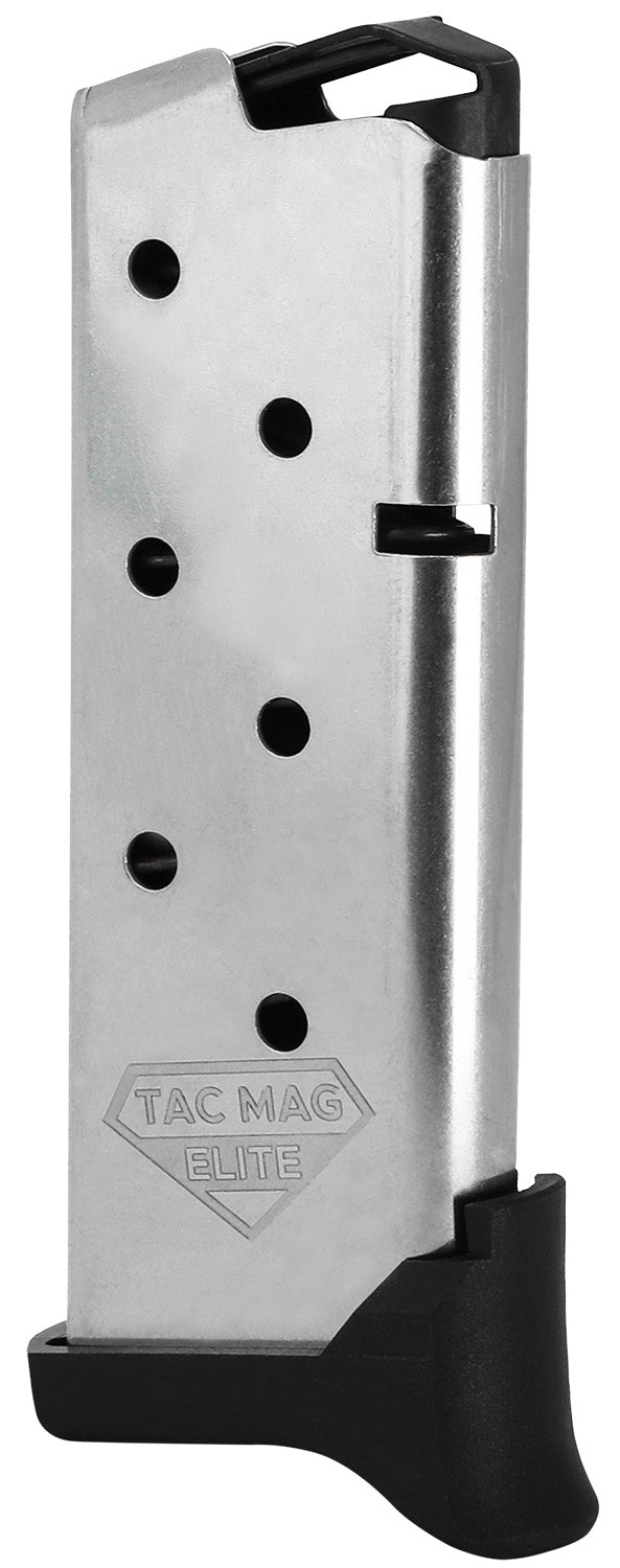 Kimber Micro 9 Rapide Tac-Mag 7rd Extended 9mm Luger Silver Steel Magazine