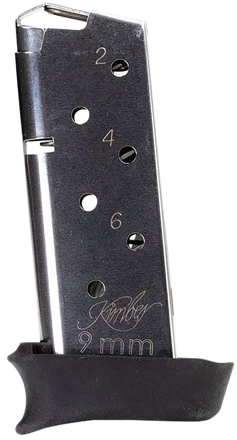 Kimber Micro 9 Hogue Grip Extender 7rd Extended 9mm Luger Stainless Magazine