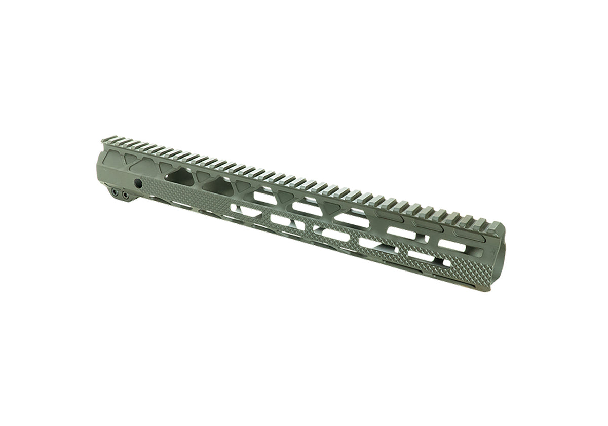 Timber Creek Outdoors Greyman AR-15 15" M-LOK Handguard Billet Aluminum - G15HGBL