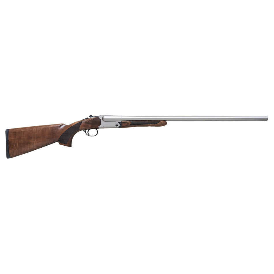 Pointer FT6 12 Gauge Side-by-Side Shotgun, 28" Nickel Barrels