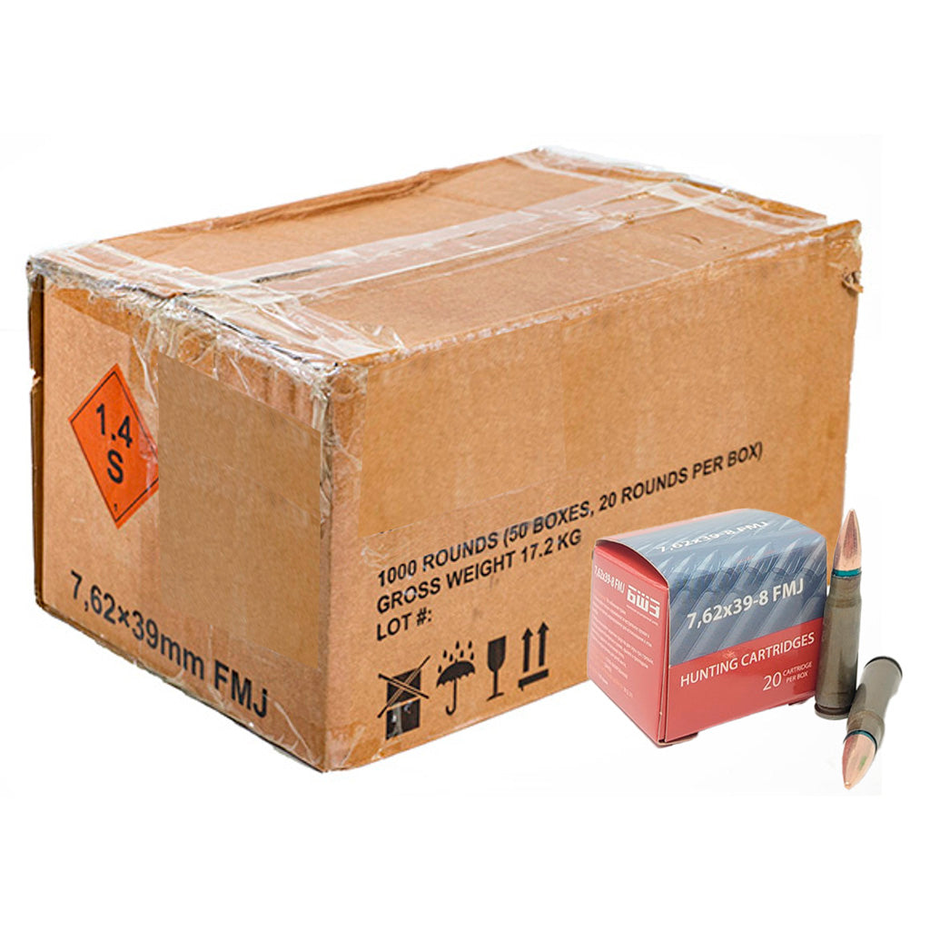 Century Arms 7.62x39mm AM3387 BSP Full Metal Jacket FMJ 122 Grain