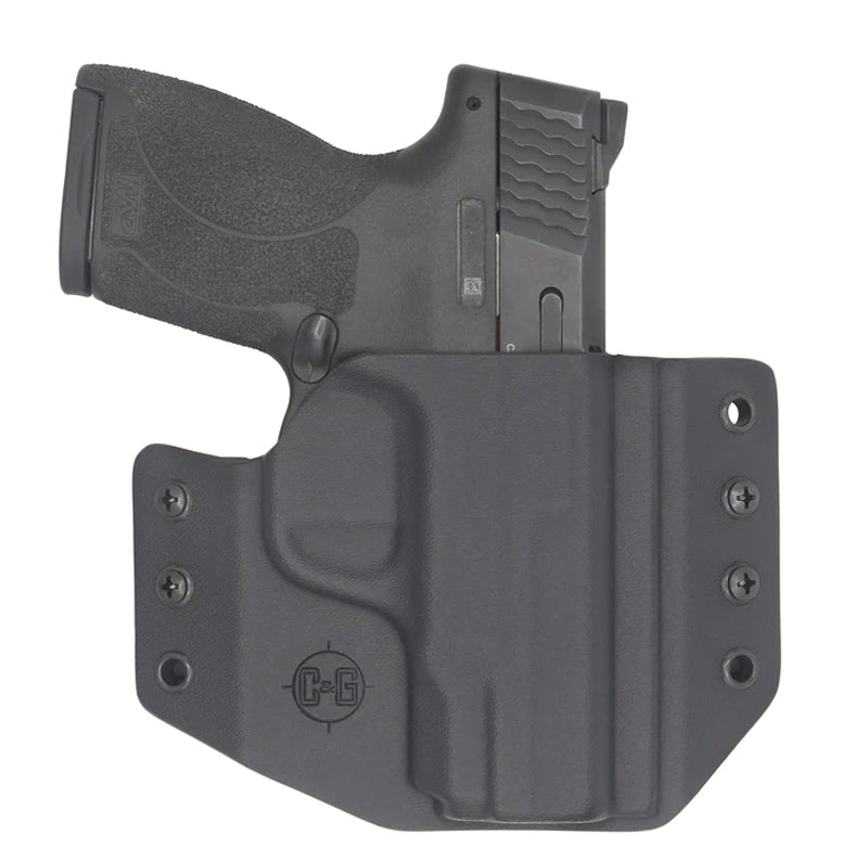 C&G Outside Waistband Holster Smith & Wesson Shield 45 Right-Handed Black