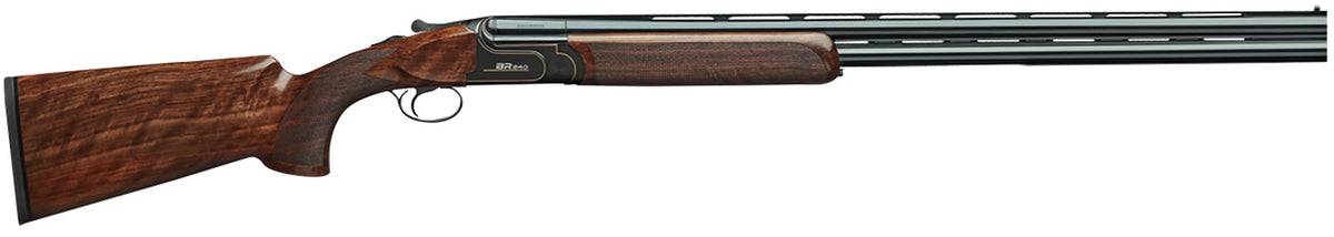 Rizzini USA BR240 Sporting .410 Gauge 32" Over/Under Shotgun - Nickel Chrome Receiver, Engraved Walnut Stock