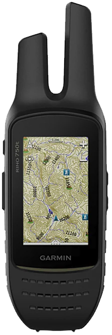 Garmin Rino 750t Handheld GPS with Two-Way Radio 4.5GB Memory Black