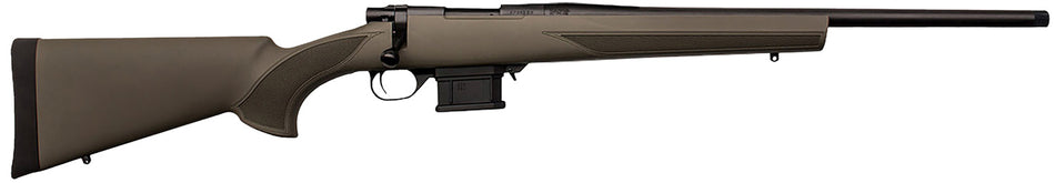 Howa M1500 Mini Action 6mm ARC 22" Threaded Barrel, Matte Blue Steel, HTI Green Synthetic Stock