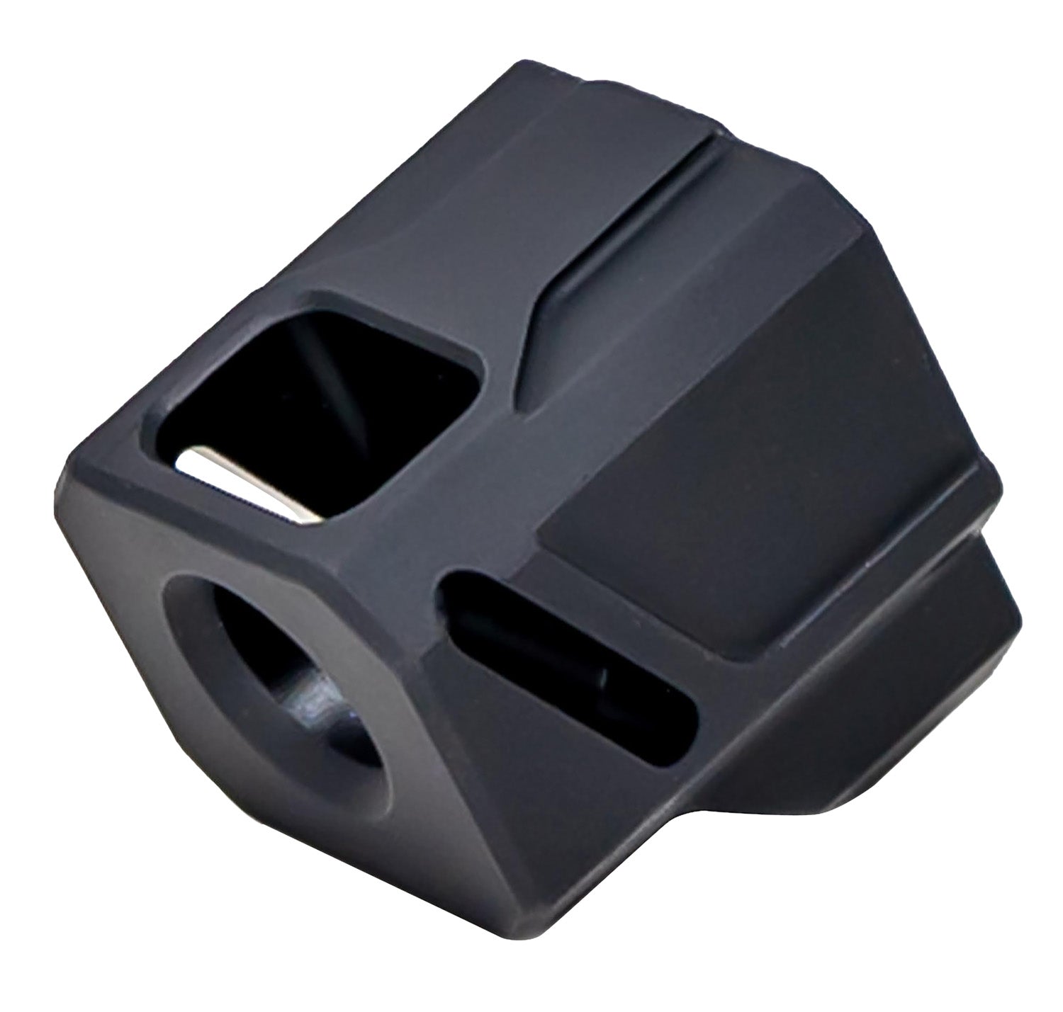 Faxon EXOS-543 Compensator for Glock Gen 4 9mm Black Anodized 6061 Aluminum 1/2"x28 1.10" OAL