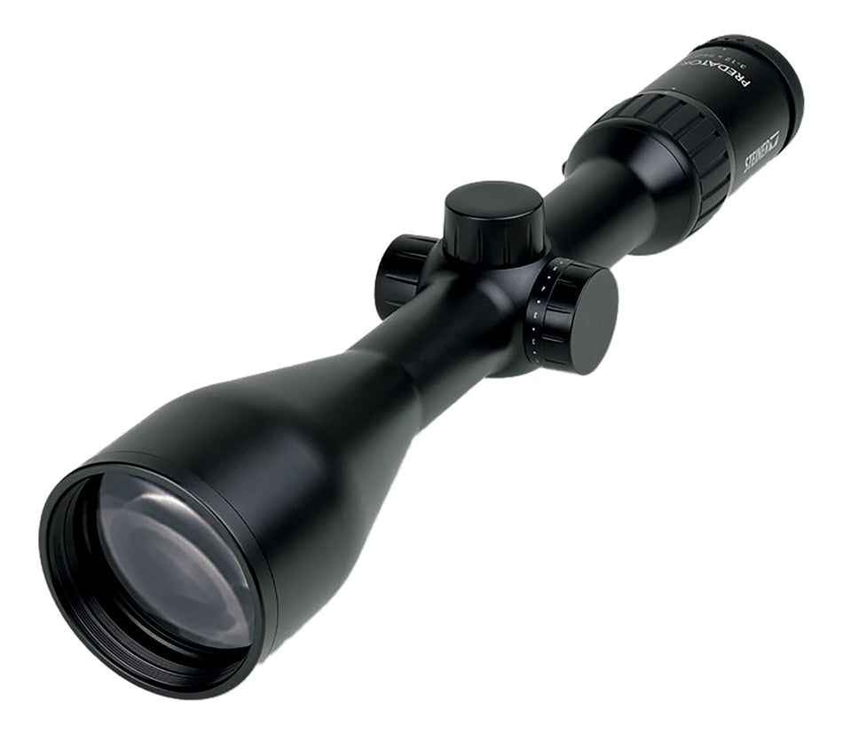 Steiner Predator 4 8778 Black 3-12x56mm Illuminated E3 Ballistic Reticle Riflescope