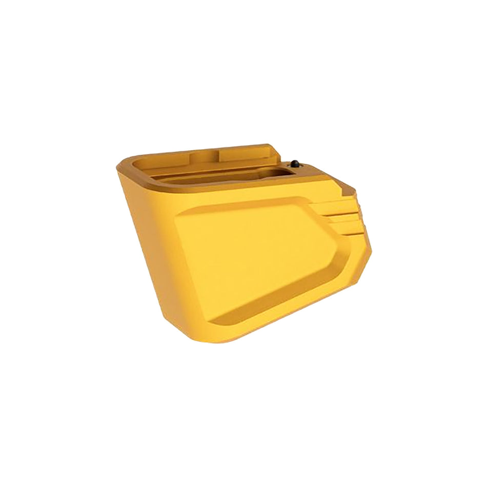 Tyrant CNC Glock 17/22/34/35/19X Gold Aerospace Grade Aluminum Magazine Extension TDG17MAGEXGLD