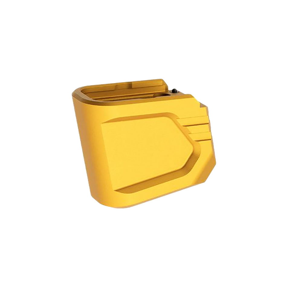 Tyrant CNC Glock 43x/48 Gold Aerospace Grade Aluminum Magazine Extension TDG48MAGEXGOLD