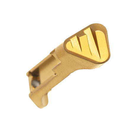Tyrant CNC TDP365EGOLD Sig P365 Extended Mag Release Matte Gold Stainless Steel