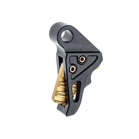 Tyrant CNC Black Trigger with Gold Shoe I.T.T.S for Springfield Hellcat Pro