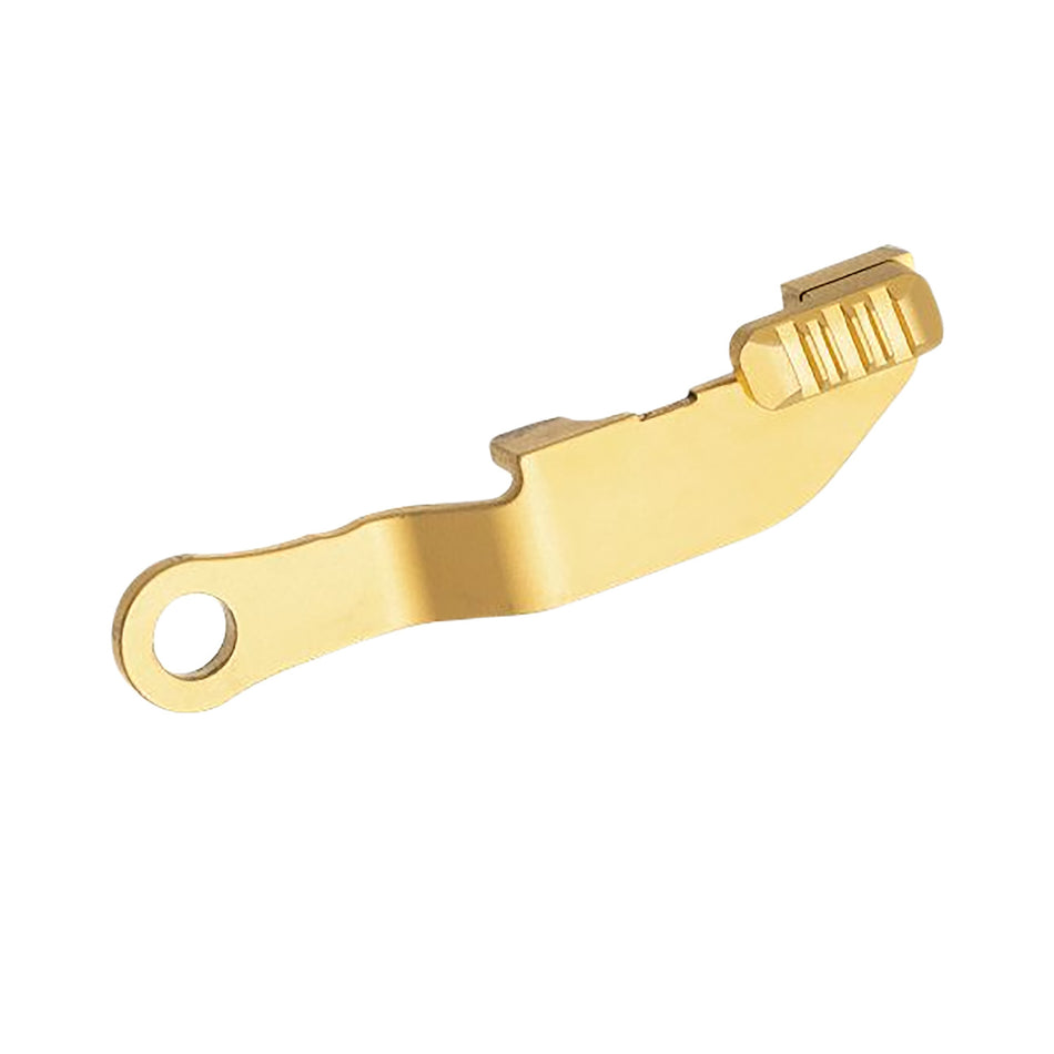 Tyrant CNC Gold Stainless Steel Extended Slide Release for Springfield Hellcat