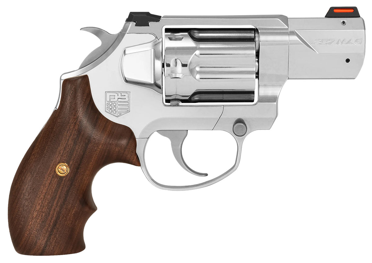 Diamondback DB075AS701 SDR Small Frame .357 Mag/.38 Special +P 6-Shot 2in Revolver, Stainless Steel, Hogue Wood Grip