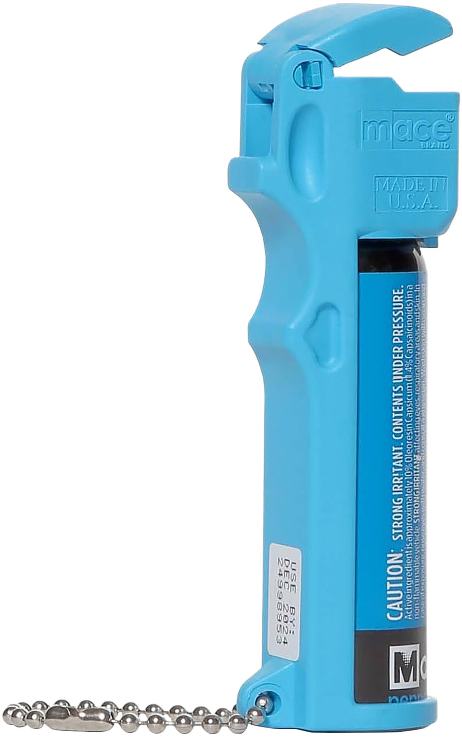 Mace Brand 80727 Neon Blue Personal OC Pepper Spray UV Dye 20 Bursts 12 ft