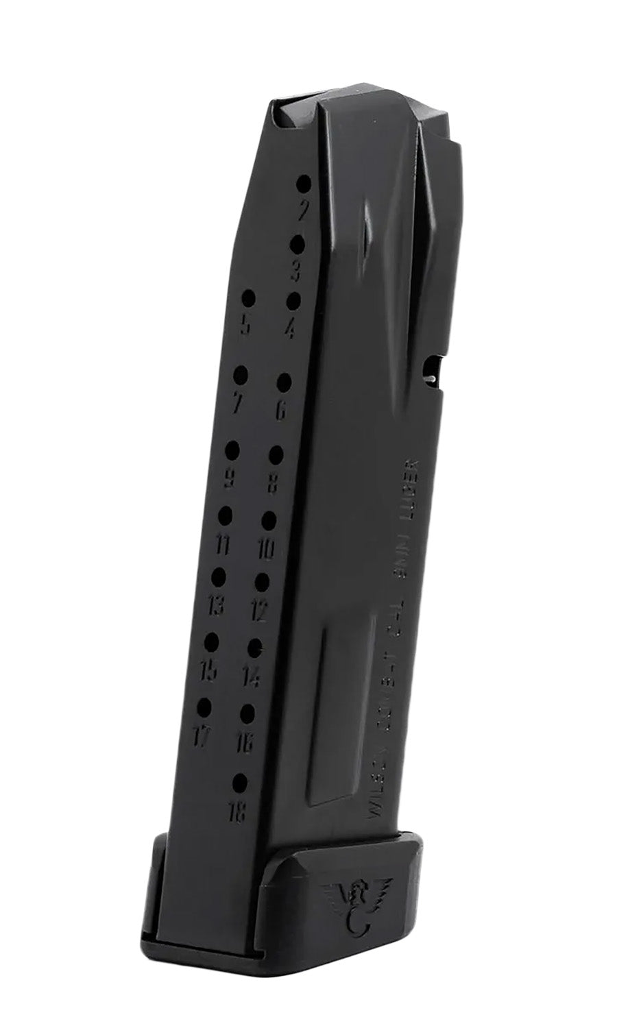 Wilson Combat 959 18rd EDC X9 9mm Anti-Friction Coated Black Steel Magazine