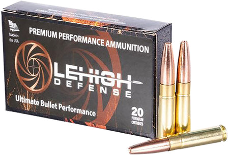 Lehigh Defense .300 AAC Blackout Rifle Ammo  Fragmenting Hollow Point CSHP 198 grain 