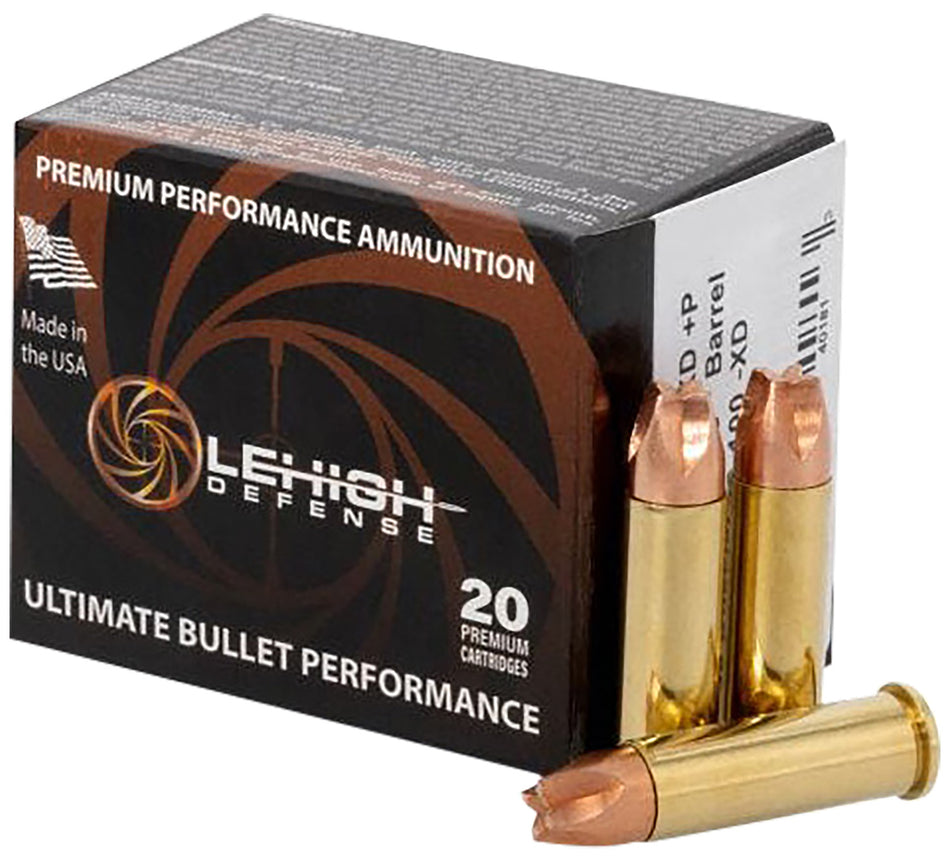 Wilson Combat .38 Special Handgun Ammo Lehigh Defense Xtreme Defense +P Fluid Transfer Monolithic Solid 100 grain 