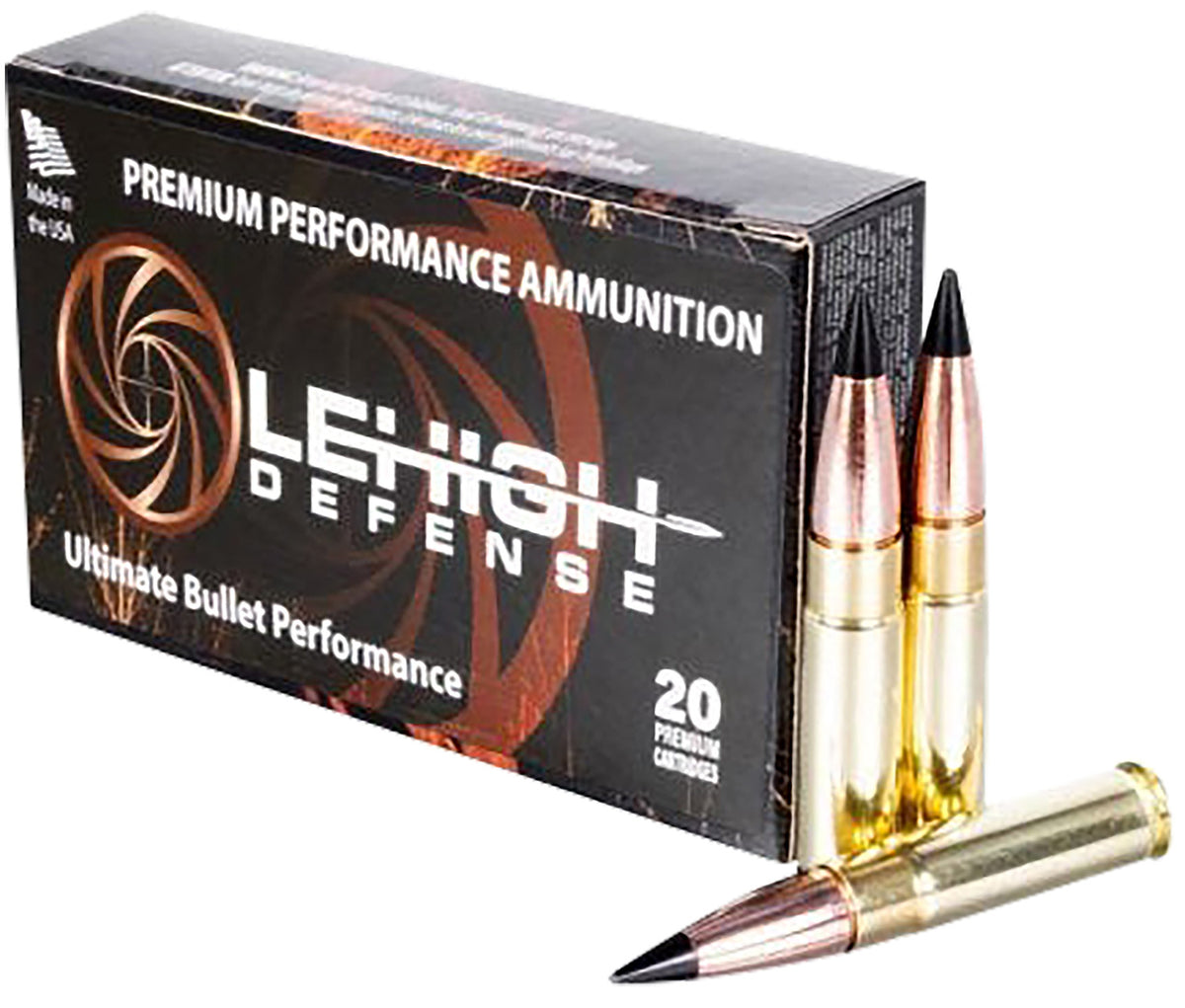 Lehigh Defense .300 AAC Blackout Rifle Ammo  Polymer Tip PolyTip 110 grain 