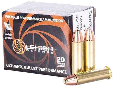 Lehigh Defense .357 Magnum Handgun Ammo  Fragmenting Hollow Point JHP 125 grain 