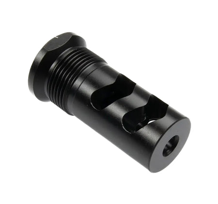 Wilson Combat Whisper 5.56 Flat Back Rapid-Thread Muzzle Brake 1/2"x28, Black Melonite