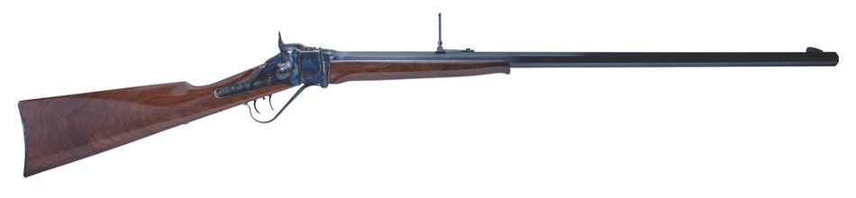 Cimarron AS150 1874 Sharps Sporting .45-70 Gov 1rd 32in Blued Barrel, Color Case Receiver, Walnut Straight Stock