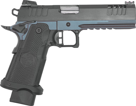 Great Lakes Firearms GL1911DS9FSSBLU 1911 DS Synergy 9mm Luger 20+1 5in Pistol - Blue Titanium Frame
