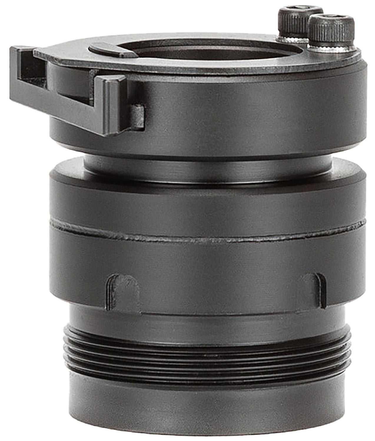 Griffin Armament SD1.375X24 17-4PH Stainless Steel Gate-LOK Mounting System PVD Black Finish