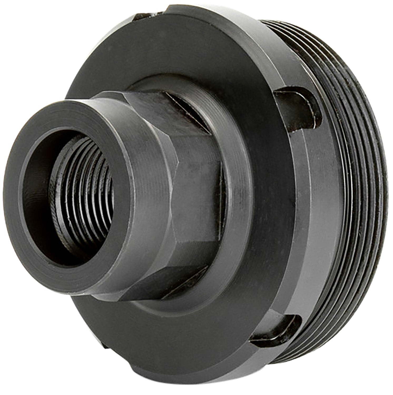 Griffin Armament DT1375X24-1/2X28 1/2"x28 Suppressor Thread Adapter 17-4 Stainless Steel Nitride Black