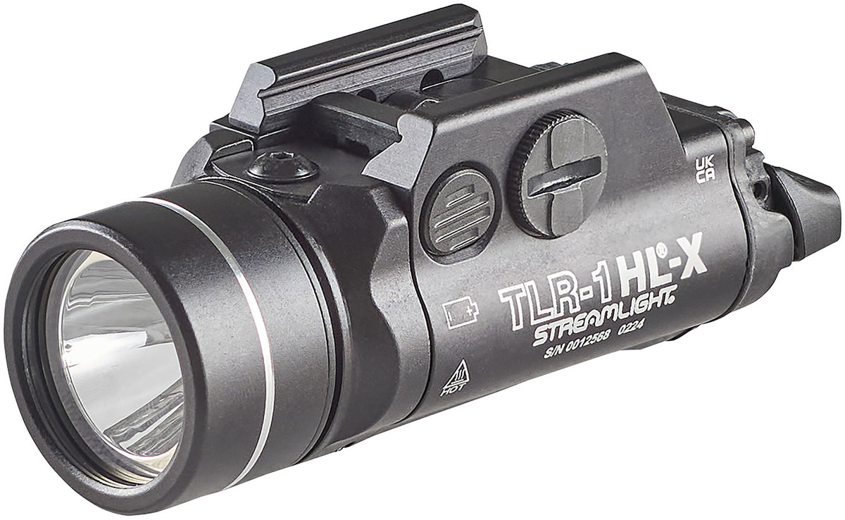 Streamlight TLR-1 HL-X Weapon-Mounted Light Black 1500 Lumens 6000 Series