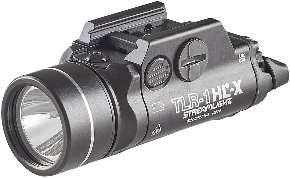Streamlight TLR-1 HL-X Weapon-Mounted Light Black 1500 Lumens 6000 Series