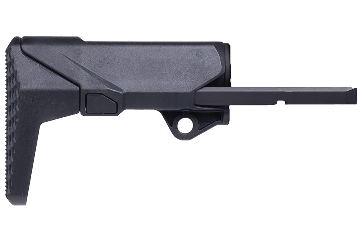 Q LLC ACCSHORTYSTOCKBLK AR/M4 Shorty Polymer Buttstock in Black