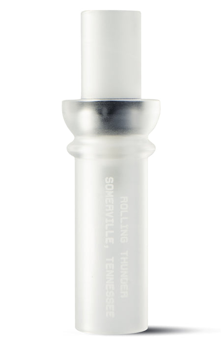 Rolling Thunder Game Call DC212CF Two Stroke Double Reed Cutdown Duck Call – Frost Acrylic