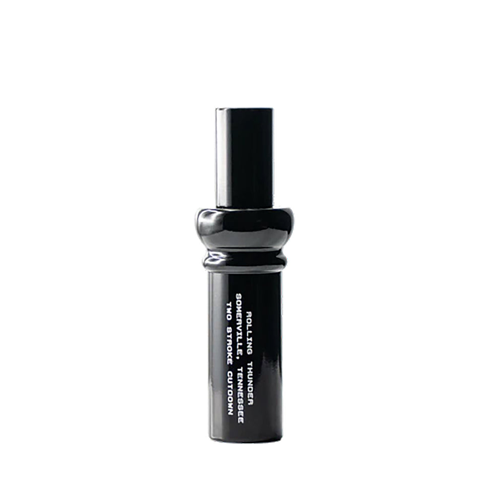 Rolling Thunder Two Stroke Double Reed Cutdown Duck Game Call DC212BLK Blackout Acrylic