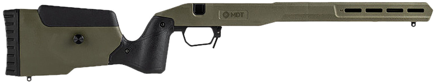 MDT Chassis Field Stock OD Green Black Fits Howa 1500 SA Right Hand 105826ODG