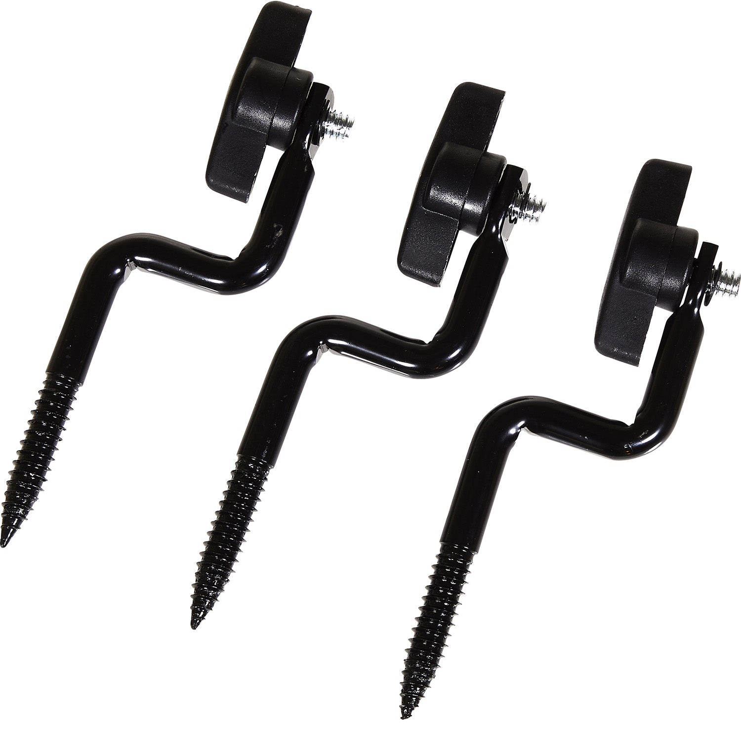 Allen 5307 3-Pack Steel Trail Camera Tree Mounts Black