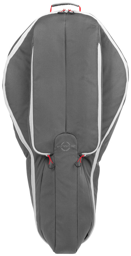 Allen 6081 Krait Gray and Red Crossbow Case with Oversize Pockets