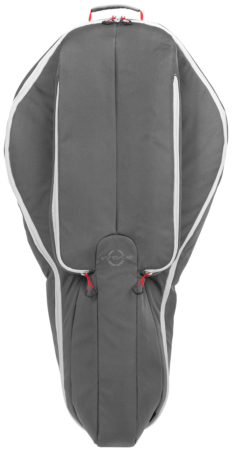 Allen 6081 Krait Gray and Red Crossbow Case with Oversize Pockets