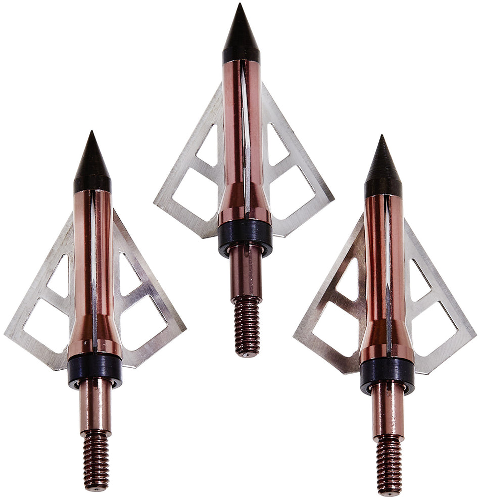 Allen Velox Optimus Broadhead Rose Gold 100gr 3-Blade Low-Profile 3 Pack
