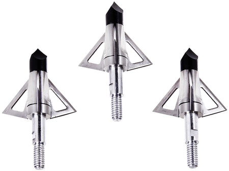 Allen 14690 Fixed Blade Broadhead Stainless Steel Blades Silver 3 Pack