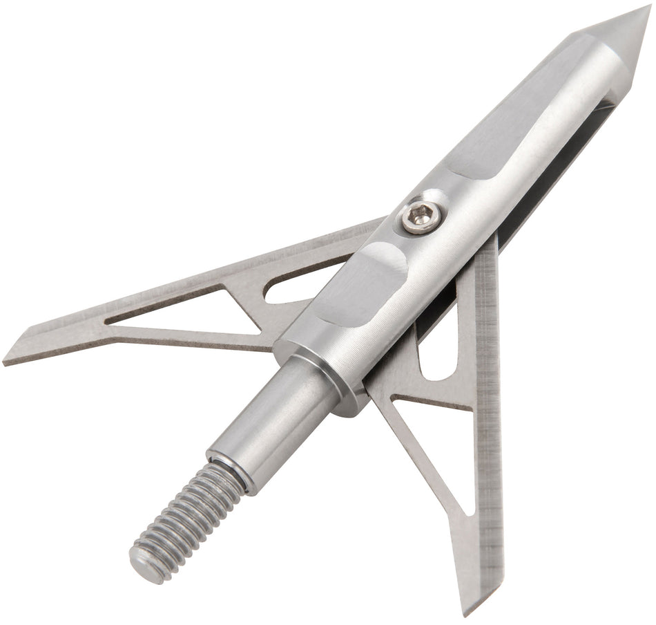 Allen Vapor Expandable Archery Broadhead Stainless Steel Blades Silver 3 Pack