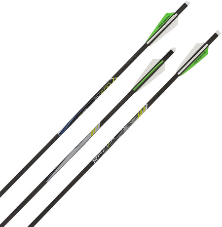 Allen Razor CX600 Carbon Fiber Crossbow Bolts 20" Black 3 Pack