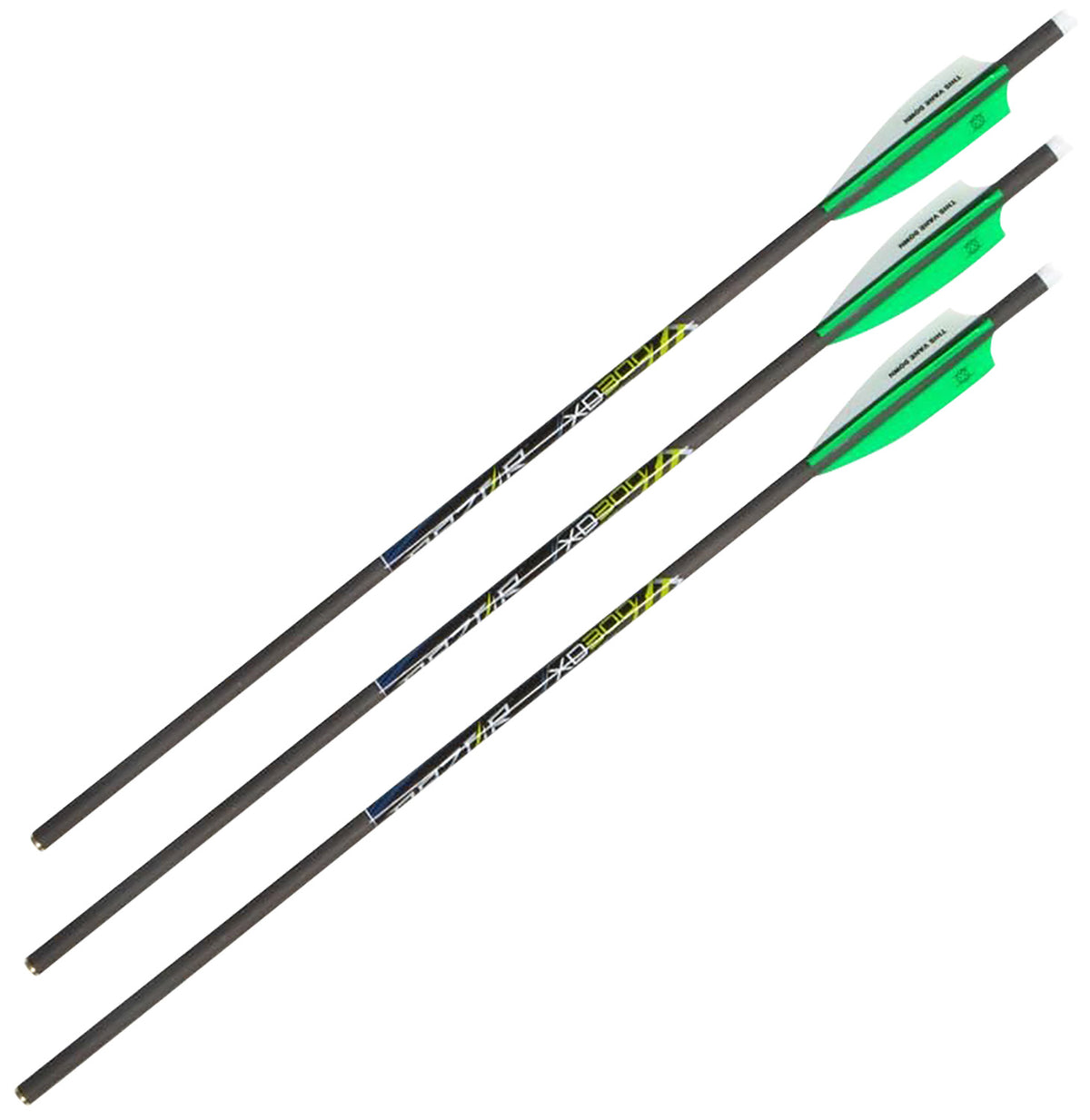 Allen Razor XD300 Carbon Fiber Crossbow Bolts 20" Black 3 Pack