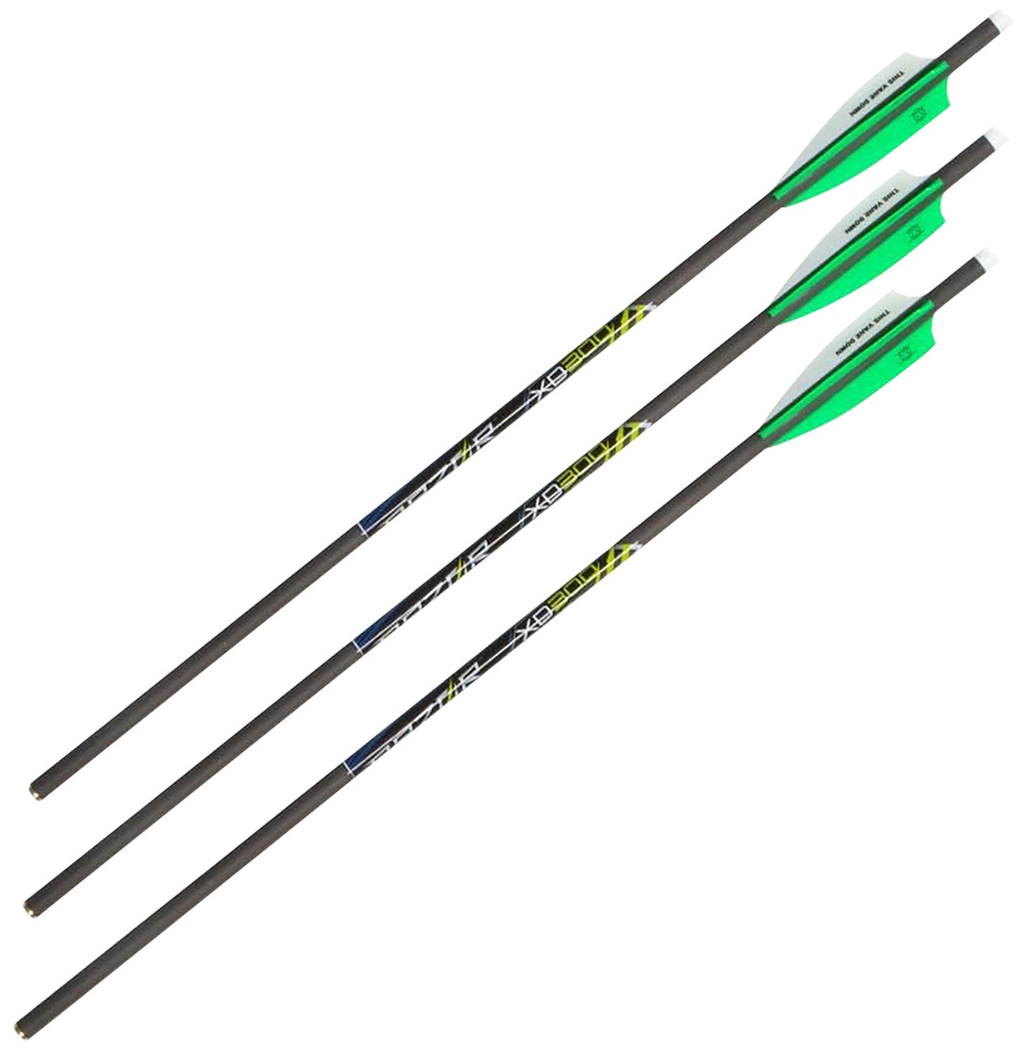 Allen Razor XD300 Carbon Fiber Crossbow Bolts 20" Black 3 Pack