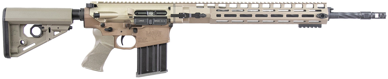 Larue Tactical LT10 6.5 Creedmoor Rifle, 20+1, 20" R.A.T. Stock, A-P.E.G. Grip, FDE