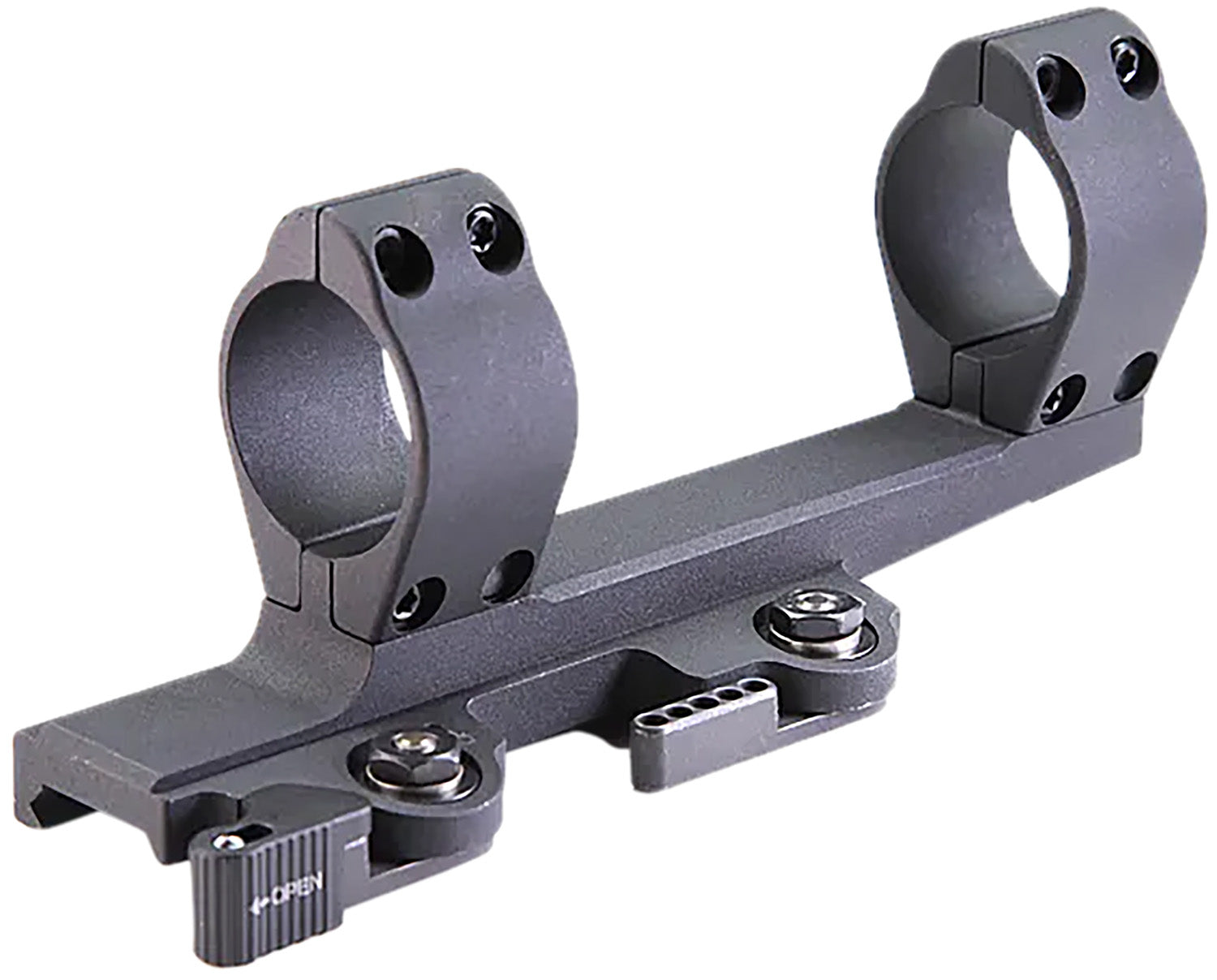 LaRue Tactical LT7453020 QD 30mm Tube Cantilever Scope Mount 20 MOA Black
