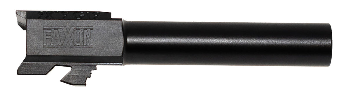Faxon Duty Series 9mm Luger 4150 Steel Nitride Drop-In Barrel Fits Glock 19 Gen2-5