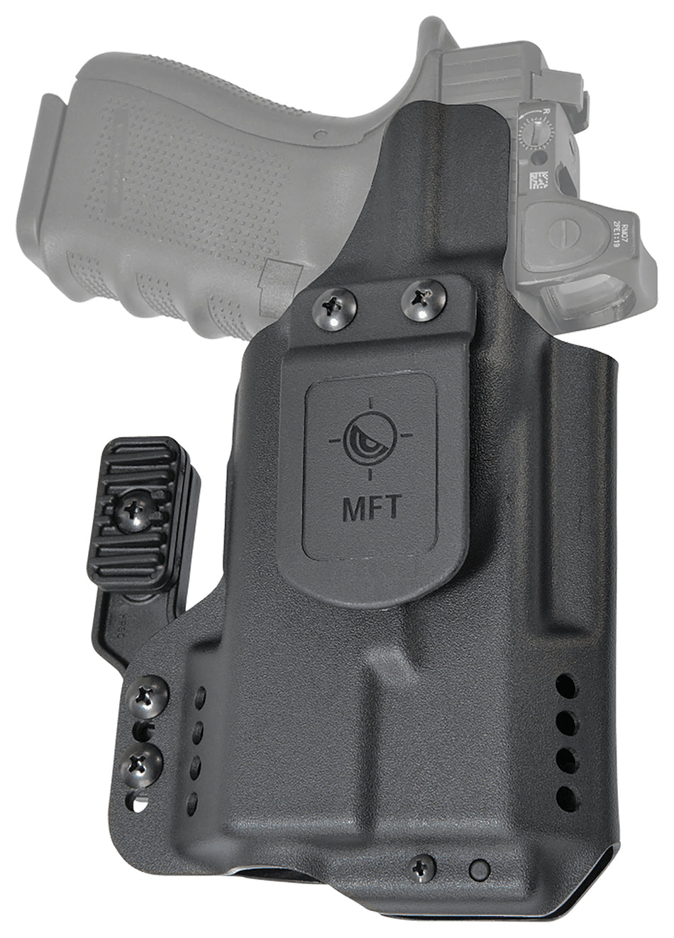 MFT H5GL1WL1 Inside Waistband Holster Black for Glock 19 Ambidextrous