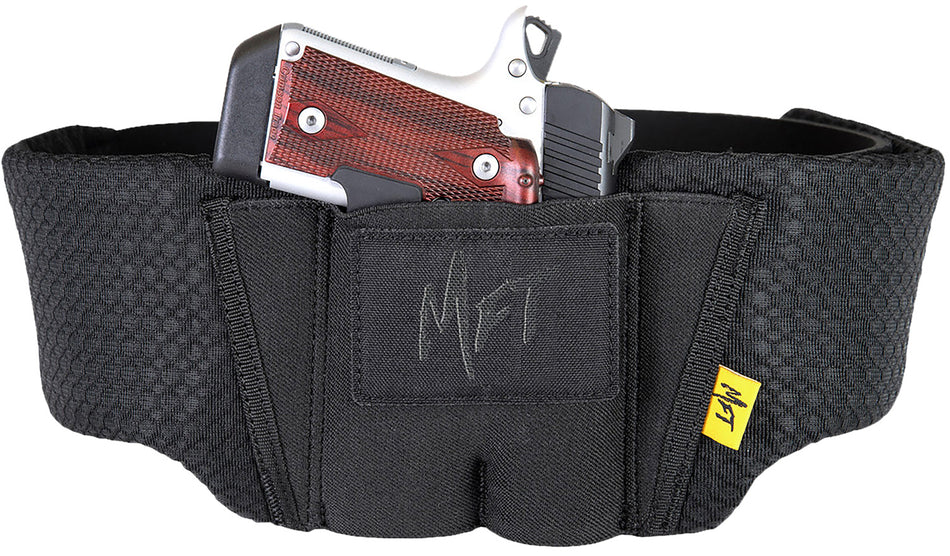 MFT H6BB3 Ultralite Belly Band Holster Ambidextrous Black Fits 26"-52" Waist